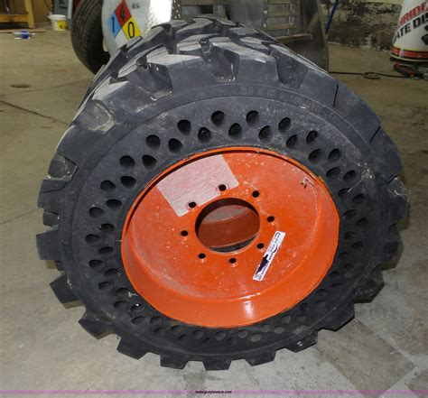 bobcat skid steer tire size|solid bobcat tires and rims.